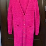EUC Anthropologie Pilcro Longline Cardigan Pink Size XS Photo 1
