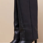 Chinese Laundry Black Fold-over Boots Photo 0