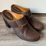 Cole Haan Air Sara Brown Leather Mule Clogs Size 8.5 Photo 0