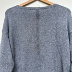 Made in Italy Gray Crewneck Long Sleeve Sweater Medium Size L Photo 6