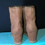 Airwalk Brown  Wedge Ankle Boots Photo 3