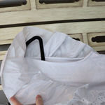 ZARA  White Eyelet Ruffle Collar Bodycon Mini Dress NWOT Photo 4