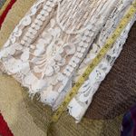 Lulus Off White Nude Crochet Lace Sleeveless Pants Jumpsuit Boho Chic Size Small Photo 2