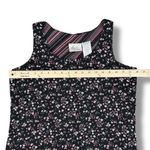 Kathie Lee Collection Vintage 90s Y2K Kathie Lee Floral Sleeveless Shift Maxi Dress Black Pink Medium Photo 10