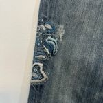 Miss Me  Womens Jeans 28 Y2K Bootcut Dark Wash Embellishment Embroider Low Rise Photo 6