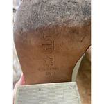 Tibi White Leather Open Toe Mules Cork Block Heel Sandals Size 39 US 8.5 Photo 7