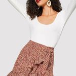 SheIn Ruffle Hem Floral Skirt Photo 0