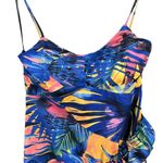 Romeo + Juliet Couture Dress Tropical Ruffled Detail Large Photo 2