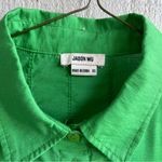 Jason Wu  Green Short Sleeve Cropped Button Down Size XS Photo 2