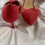 Sole Society  Pink scallop outline heels Photo 3