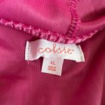 Colsie Women's Pink Ribbed Velvet Zip Photo 1