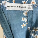 Faithfull the Brand  La Villa Jumpsuit Cornflower Blue Womens S Cottagecore Boho Photo 4
