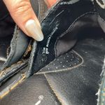 Born concept Charcoal Black Leather BOC Heeled Clogs Photo 11