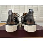 Johnston & Murphy  Women's Mitzi Wedge Derby Pewter Metallic Loafers Size 6 NIB Photo 9