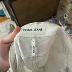 Tribal Cream Ankle Jeans Size 4 Photo 3