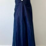 Vintage 90s Prom Dress Blue Size XS Photo 5