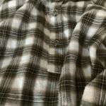 cj banks  womens quarter button multi plaid flannel long sleeve shirt size 1X Photo 4