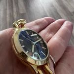 Chico’s Tortoise Face Gold Tone Chunky Chain Link Watch Brown Photo 6