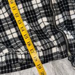 Zaful  Black and White Checkered Bomber Jacket Photo 6