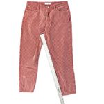 Topshop  MOM Jeans Dusty Rose Pink Corduroy Size 34 Photo 2