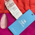 Cupshe  Colorblock Keyhole One Piece Swimsuit Womens Size XL Neon Pink Orange NEW Photo 6