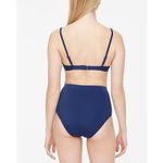 J.Crew High Waist Bikini Bottoms Navy Blue Size S Style L5768 NWT Photo 5