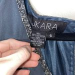 J Kara Gray Blue Grey Chiffon Beaded Blouson Mini Cocktail Wedding Guest Dress 6 Photo 6