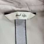 Lululemon Womens Great Life Jacket S Silver Fleece Quilt Lined Biker High Collar Photo 3