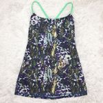 Lululemon Dancing Warrior Tank Top Floral Sport Purple Green Pistachio Size 4 Photo 2