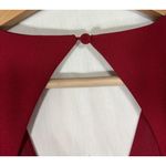 Essue  Red Sleeveless V-Neck Wide-Leg Women's Jumpsuit Sz S Chic Glam Minimalist Photo 12