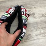 Star Wars NWT Mandalorian Multi-Color Soft Red Fleece Inside Slipper Socks Photo 3