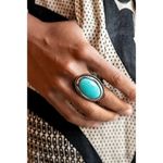 Paparazzi Canyon Sanctuary Blue Ring (46) Photo 0