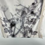 Kenar Womens Top--off-white/gray/black‎ patterned silky tunic sleeveless Size M Photo 8