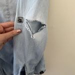 Rock & Republic rhinestone jean jacket w/ pockets grunge top Photo 5