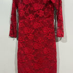 Miusol Scarlet Lace Gown NWT Red Photo 0