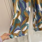 Denim & Co Beach Linen Blend Wide Leg Crop Pull On Pants Size Medium Boho Photo 3