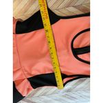 Beautees Coral Black Striped Fit Flare Dress Juniors 14 Retro Glam Party Peach Orange Photo 5