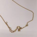 Rebecca Minkoff Open Sphere Gold Y Necklace Lariat Turquoise Pendant Crystal Photo 7