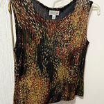 Coldwater Creek  Multicolor Abstract Tank Top Photo 0