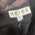 Reiss NWT Calo Mesh Sleeve Stretch Bodycon Black Dress Women's Size 2 Photo 8