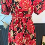 Abel the label Anthropologie Bright Floral Bohemian Maxi Dress ~ size XS 💚🍄 Photo 5