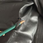 Preston & York  Black Leather Jacket Sleek Contemporary Style Photo 4