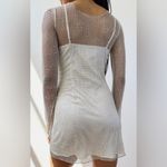Show Me Your Mumu Iconic Mini Dress In White Glitz Photo 2