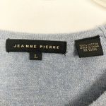 Jean Pierre 100% Cotton Color Block Sweater Size Large Blue Photo 1