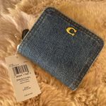 Coach NWT Essential Billfold Denim Wallet CAU96 Deep Blue Photo 0