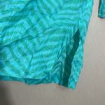 Lilly Pulitzer  blue green chevron stripe print xxs coverup tunic Photo 1