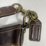 Coach Signature Canvas & Leather Crossbody Bag Brown Brass Hardware C0654-10402 Photo 6