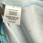 Jonathan Cohen blue floral, long sleeve, twist side, midi dress. L Size L Photo 4