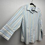 IZOD Shirt Womens 2X Non Iron Career Office Workwear Business Casual Breathable Photo 4