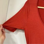 Torrid  Super Soft Knits Orange Short Sleeve Jersey Knit Mini Dress 00 Large Cozy Photo 3